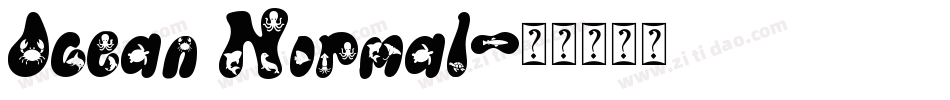 Ocean Normal字体转换